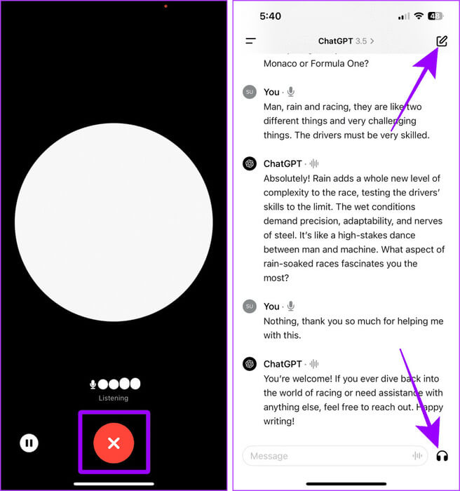 End-ChatGPT-Voice-Conversation ما هو ChatGPT Voice وكيفية استخدامه على هاتفك المحمول