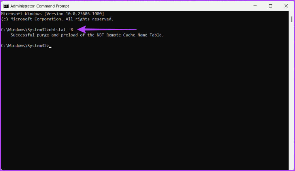 Enter-command-to-reset-NetBIOS-and-press-Enter-1024x595-1 8 طرق لإصلاح عدم عمل ملف المضيفين على Windows