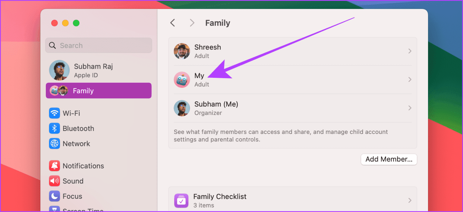 Family-Sharing-Settings-on-Mac-1536x703-1 كيفية ترك المشاركة العائلية على iPhone وiPad وMac