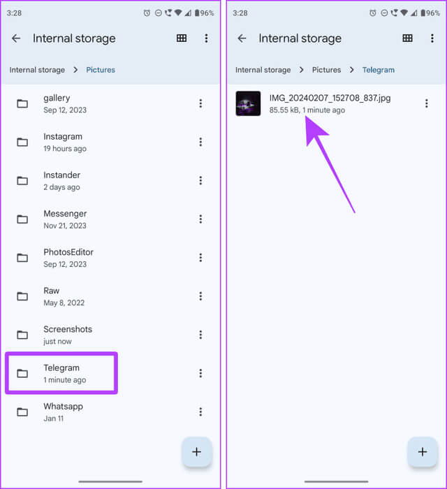 Find-Telegram-Downloads-in-Files-on-Android كيفية العثور على الملفات التي تم تنزيلها في Telegram على أجهزة Android وiPhone وMac