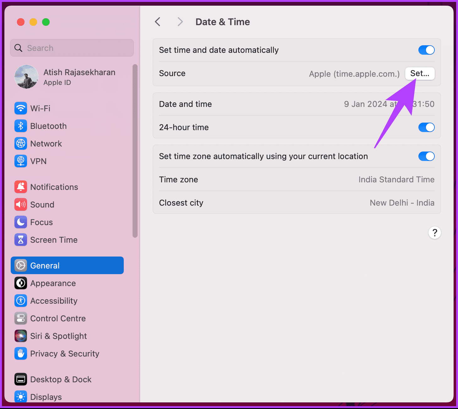 Fix-the-Wrong-Date-and-Time-on-Mac_13 6 طرق لإصلاح التاريخ والوقت الخاطئين على Mac