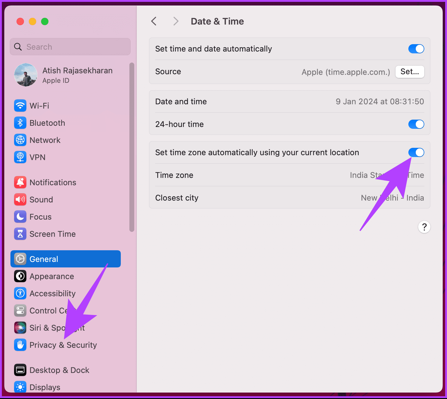 Fix-the-Wrong-Date-and-Time-on-Mac_19-1 6 طرق لإصلاح التاريخ والوقت الخاطئين على Mac