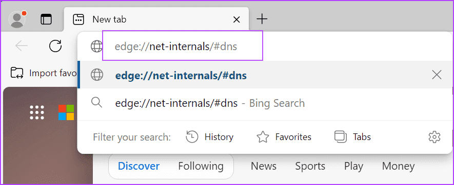 Flush-Browser-DNS-Cache أفضل 8 إصلاحات لخطأ "إعدادات الشبكة تمنع الوصول" في Bing AI