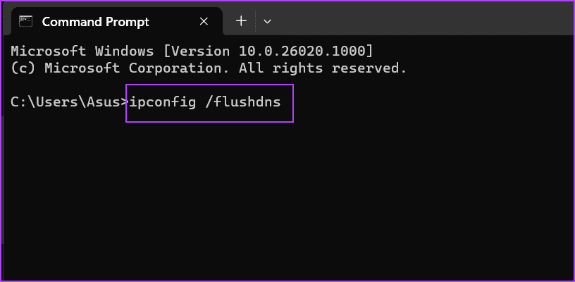 Flush-DNS-Cache-1 أفضل 8 إصلاحات لخطأ "إعدادات الشبكة تمنع الوصول" في Bing AI