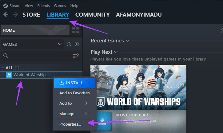 Game-properties-1 أفضل 7 إصلاحات لخطأ "موارد النظام غير كافية" على Windows 11