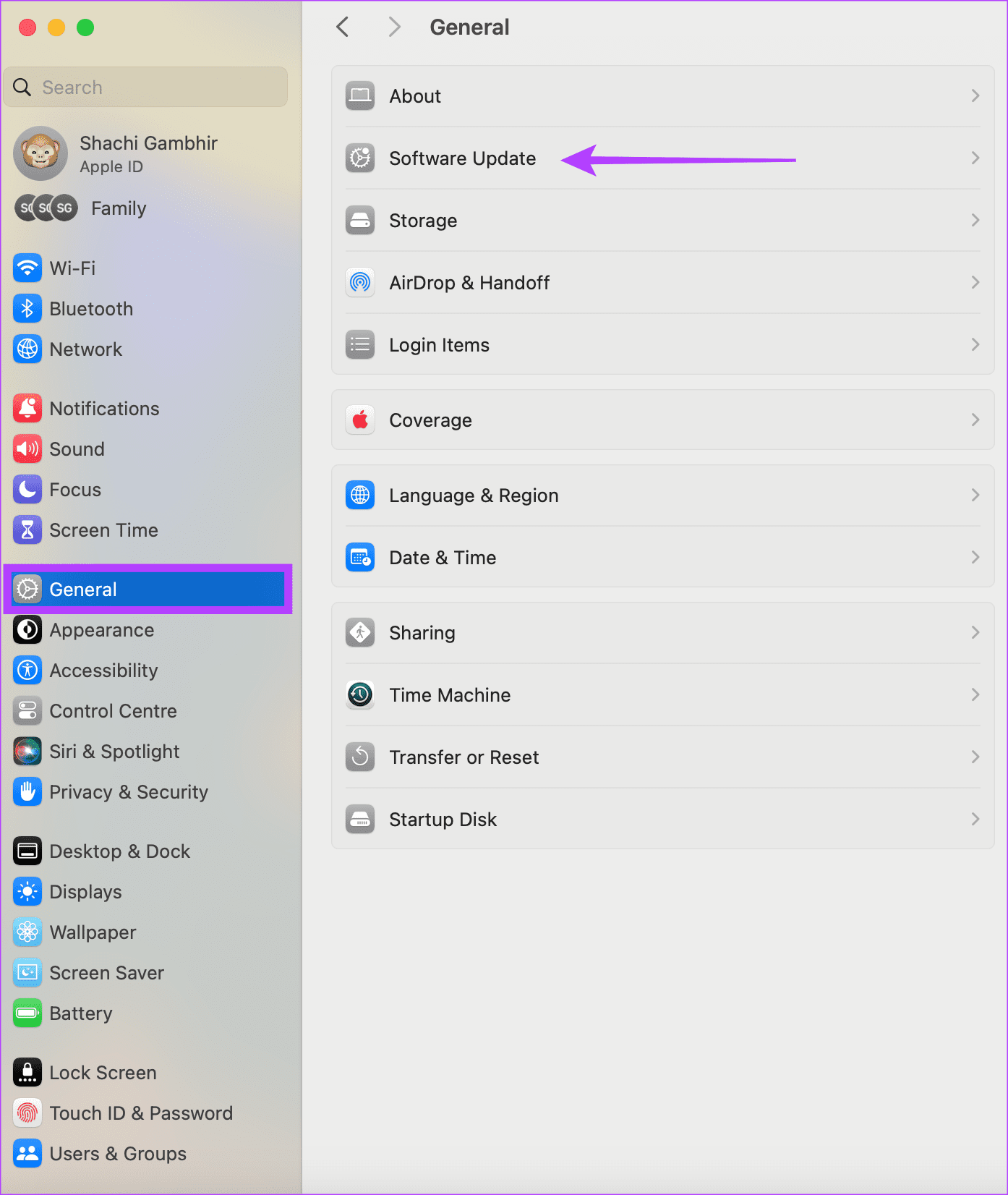 General-Software-Update 6 طرق لإصلاح مشكلة إنهاء تطبيق WhatsApp بشكل غير متوقع على Mac