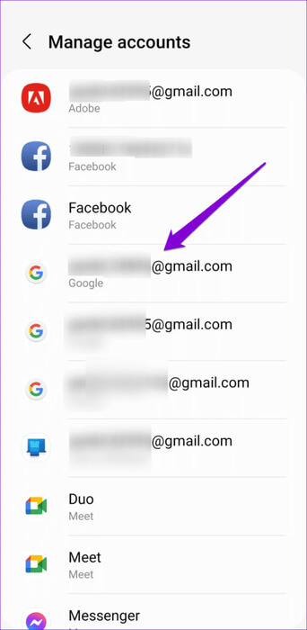 Google-Account-on-Android-2-500x1024-1 أفضل 6 إصلاحات لعدم إظهار أسماء جهات الاتصال للمكالمات الواردة على Android