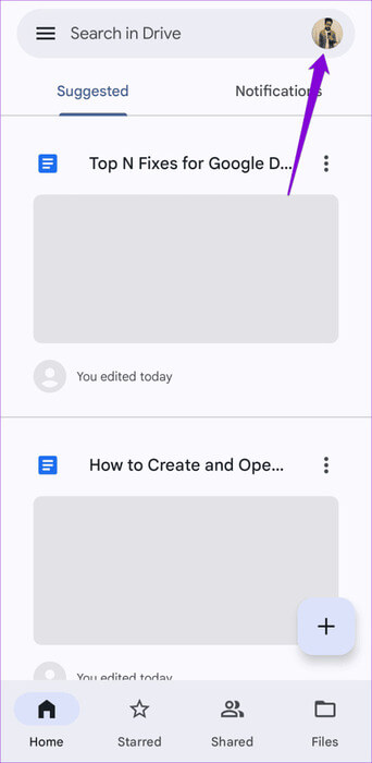 Google-Drive-App-on-Mobile-500x1024-1 أفضل 9 إصلاحات لخطأ عدم وجود اتصال في Google Drive على Android وiPhone