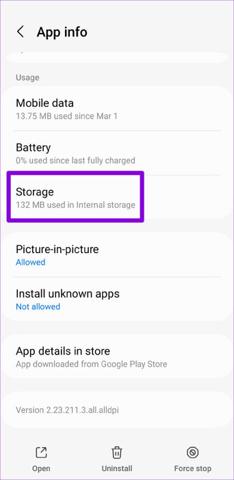 Google-Drive-Storage-Usage-on-Android-2-500x1024-1 أفضل 9 إصلاحات لخطأ عدم وجود اتصال في Google Drive على Android وiPhone