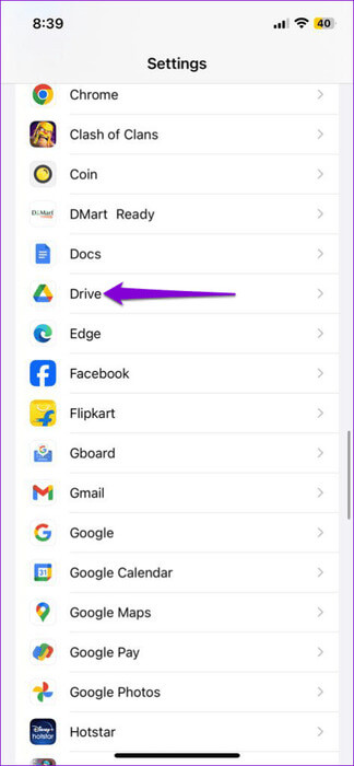 Google-Drive-on-iPhone-474x1024-1 أفضل 9 إصلاحات لخطأ عدم وجود اتصال في Google Drive على Android وiPhone
