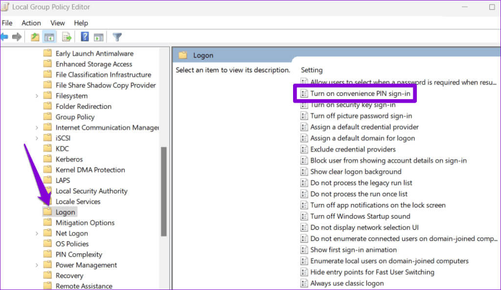 Group-Policy-Settings-1024x593-1 أفضل 6 إصلاحات لخطأ "حدث خطأ ما" على Windows Hello