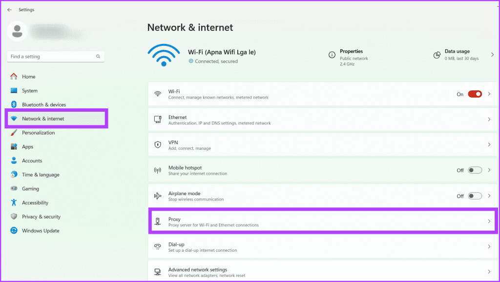 Head-to-Network-Internet-and-select-Proxy-1024x578-1 8 طرق لإصلاح عدم عمل ملف المضيفين على Windows
