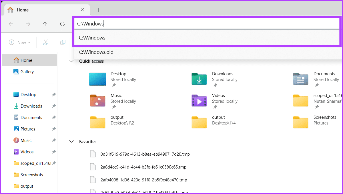 Head-to-Windows-folder 8 طرق لإصلاح خطأ التثبيت 0x80070103 على Windows 11
