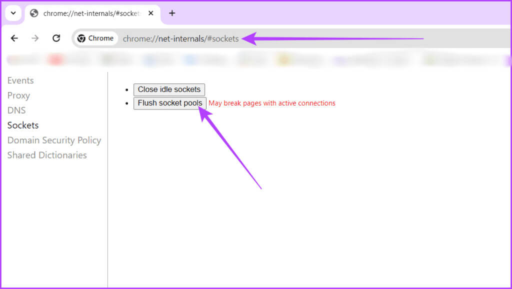 Head-to-sockets-and-click-the-Flush-socket-pools-button-1024x578-1 8 طرق لإصلاح عدم عمل ملف المضيفين على Windows