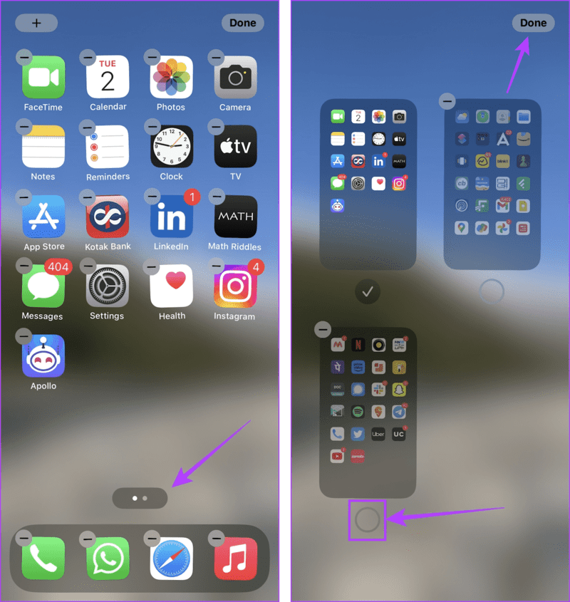 Home-Screen-hidden-app-1 8 طرق للعثور على التطبيقات المخفية على iPhone