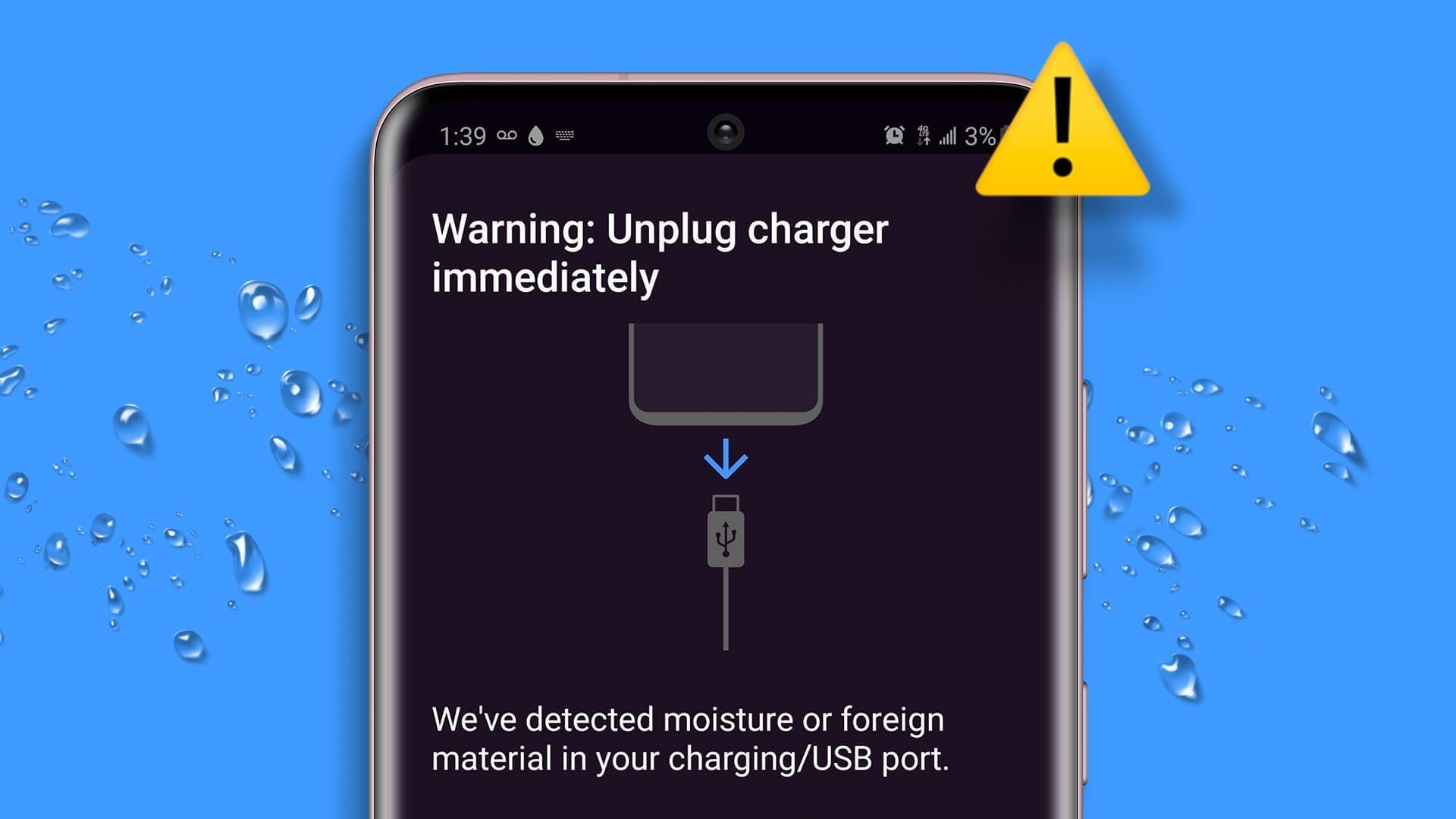 10 طرق لإصلاح خطأ الرطوبة المكتشفة في منفذ الشحن على هواتف Samsung Galaxy - %categories
