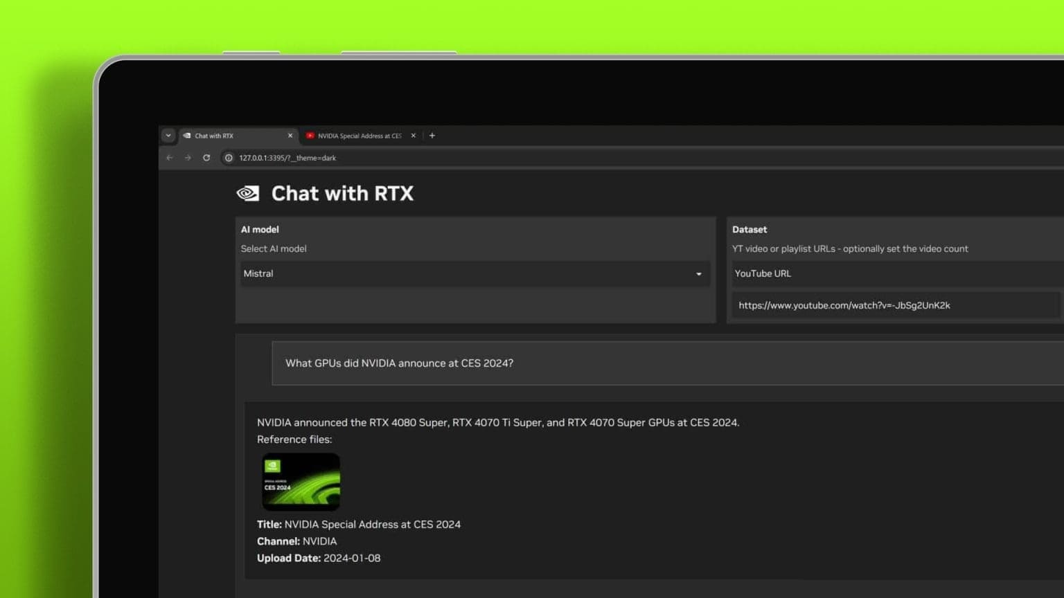 كيفية تنزيل واستخدام NVIDIA Chat مع RTX على Windows - %categories