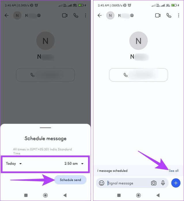 كيفية جدولة الرسائل على تطبيق Signal - %categories