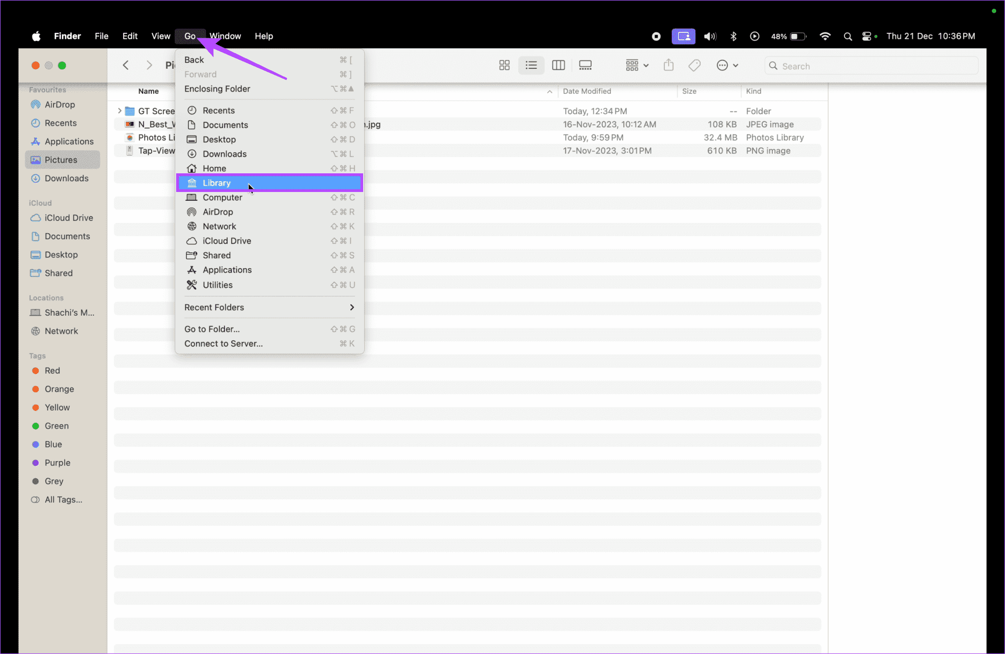 Library-Mac-2048x1332-1 6 طرق لإصلاح مشكلة إنهاء تطبيق WhatsApp بشكل غير متوقع على Mac