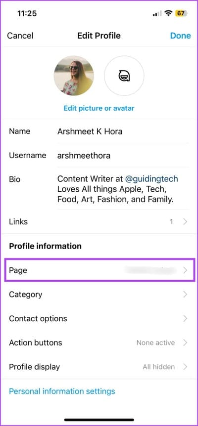Link-your-Instagram-account-to-Facebook-page-2-713x1536-1 5 طرق سهلة لإصلاح عدم نشر مشاركة Instagram على Facebook