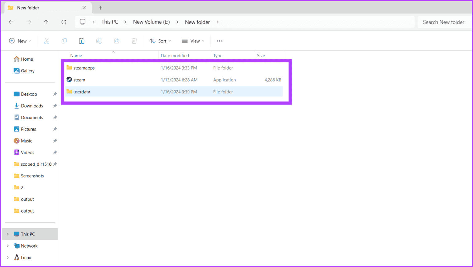 Locate-Steam-files-and-move-them-to-new-folder-1536x867-1 10 طرق لإصلاح عدم عمل مشاركة العائلة لـ Steam على Windows 11