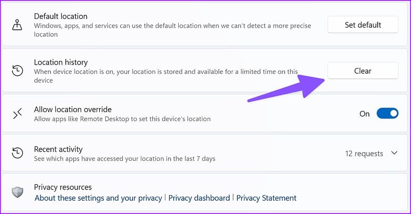 Location-is-currently-in-use-on-Windows-3 ماذا يعني موقعك قيد الاستخدام حاليًا على Windows؟