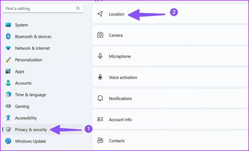 Location-is-currently-in-use-on-Windows-5 ماذا يعني موقعك قيد الاستخدام حاليًا على Windows؟