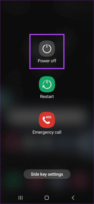 Long-press-turn-off-e1707747692449 7 طرق لإصلاح خطأ عند البدأ في تحسين التطبيق على Android