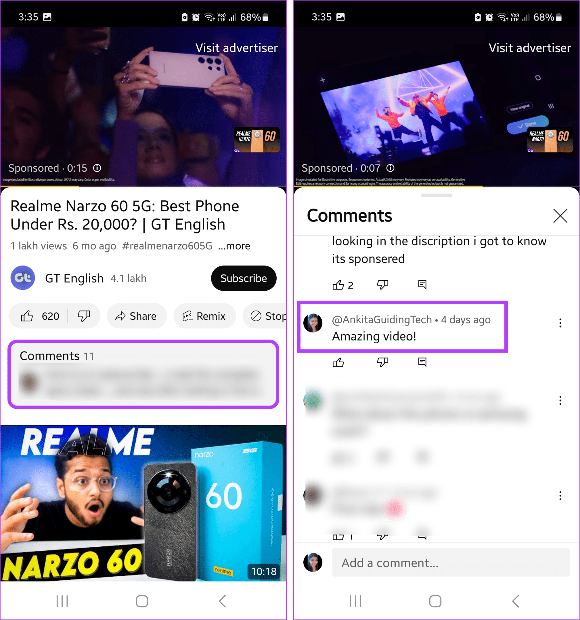 Look-for-comments-1916x2048-1 كيفية البحث عن التعليقات على موقع YouTube