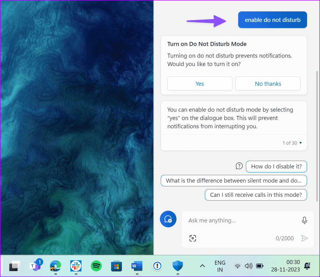Microsoft-Copilot-on-Windows-11-3 أفضل 8 نصائح لاستخدام Microsoft Copilot على Windows