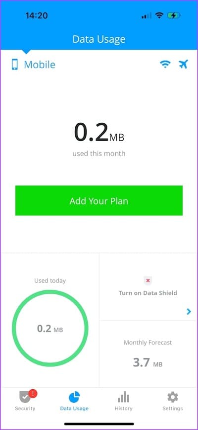 Mobile-Data-Usage-Third-Party-App كيفية التحقق من استخدام البيانات شهريًا أو يوميًا على iPhone