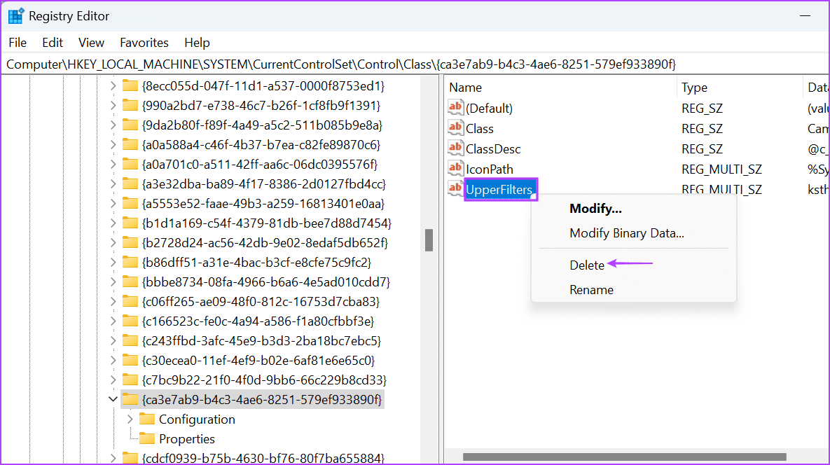 Modify-the-System-Registry-2 أفضل 8 إصلاحات لخطأ "برنامج تشغيل جهاز الرسومات" في Windows 11