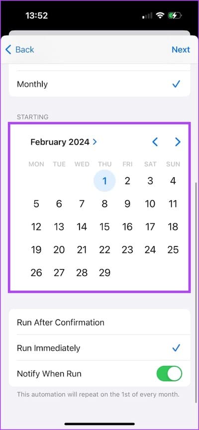Monthly كيفية التحقق من استخدام البيانات شهريًا أو يوميًا على iPhone