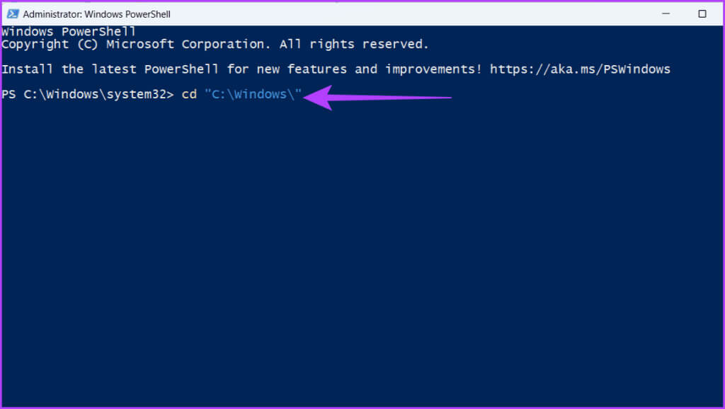 Navigate-to-the-EXE-location-1024x578-1 5 طرق لتشغيل الملفات التنفيذية (EXE) من PowerShell
