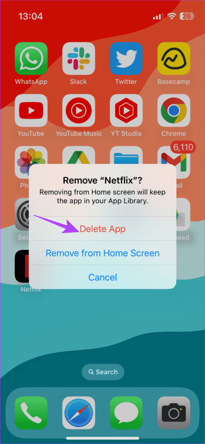 Netflix-title-NA-iPhone-2 11 إصلاحات لخطأ "عذرًا، لم نتمكن من الوصول إلى خدمة Netflix"