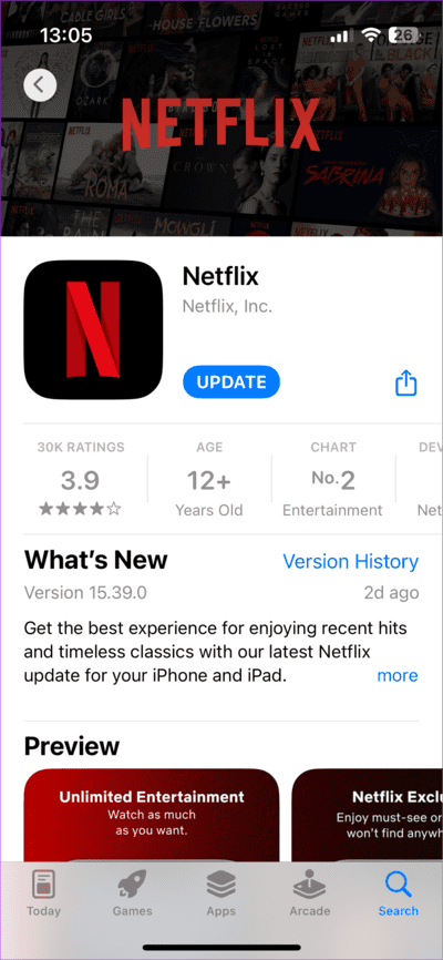 Netflix-title-NA-iPhone-5 11 إصلاحات لخطأ "عذرًا، لم نتمكن من الوصول إلى خدمة Netflix"
