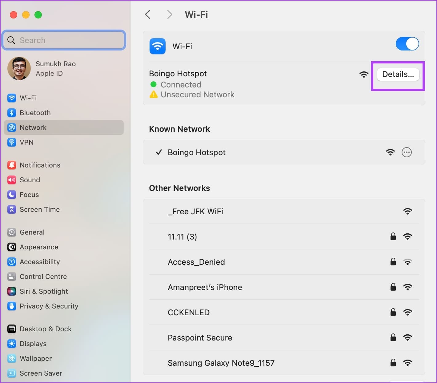 Network-Details-1 كيفية التبديل إلى Google DNS على Windows وMac