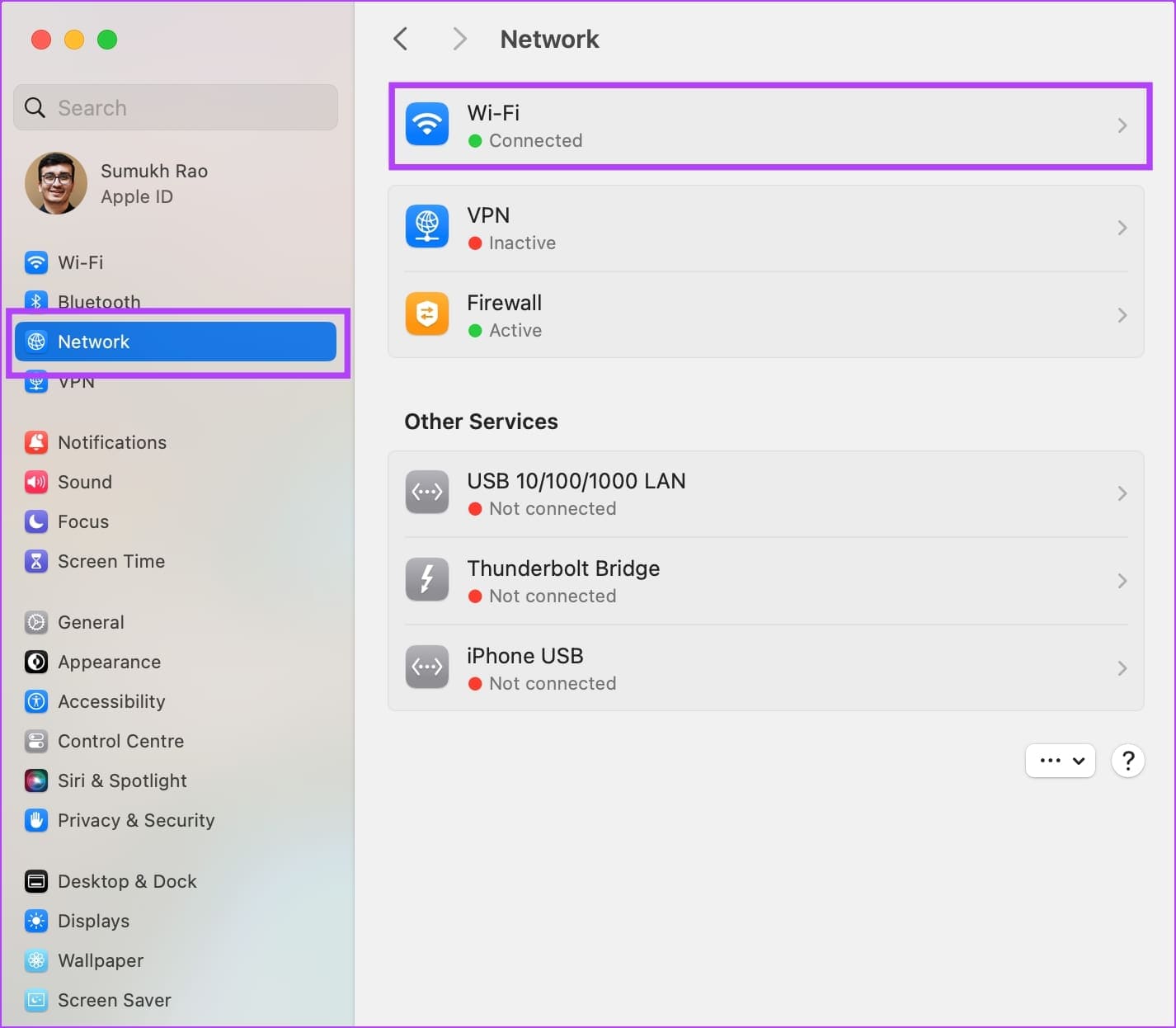 Network-and-Wi-Fi-1 كيفية التبديل إلى Google DNS على Windows وMac