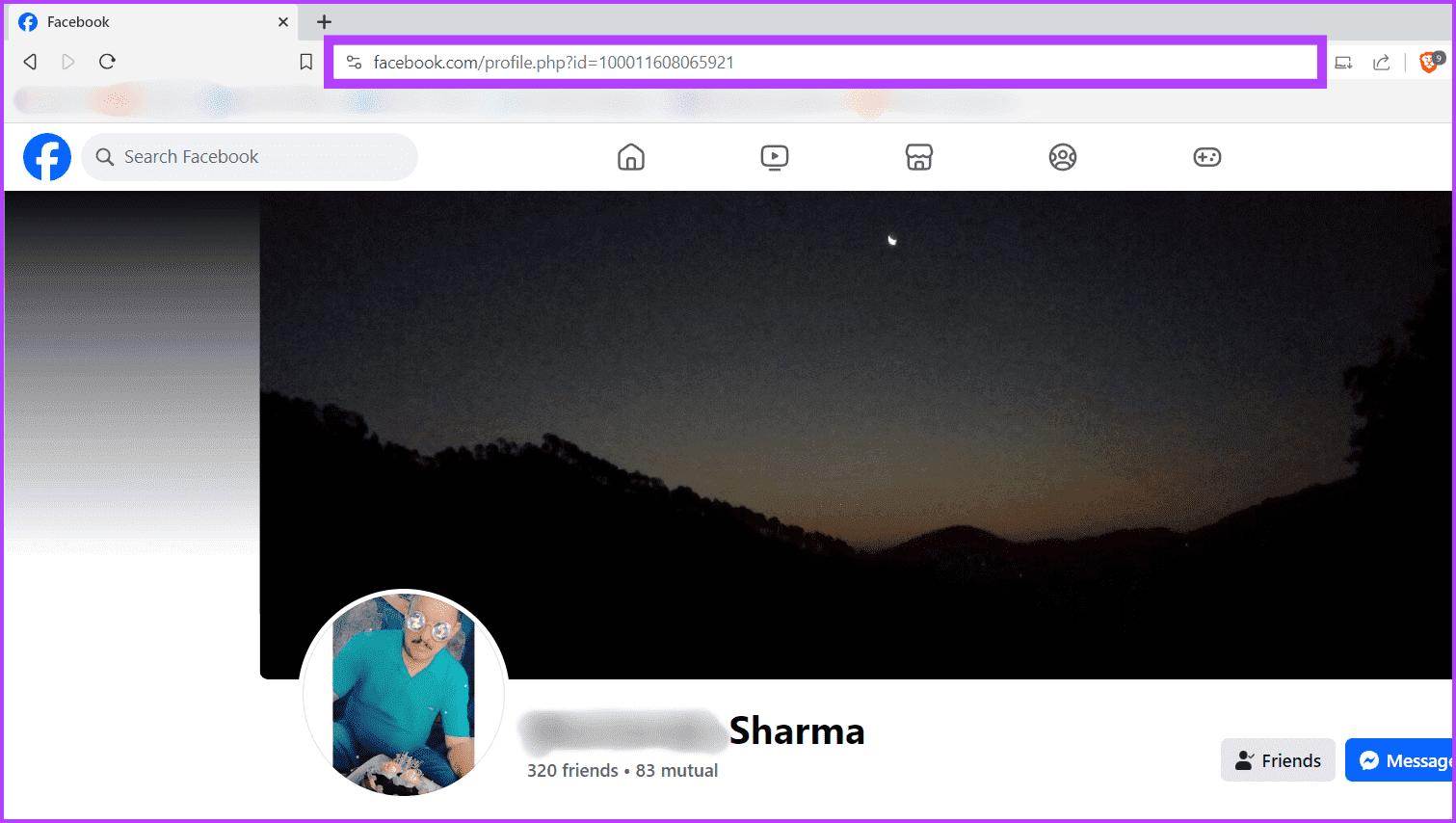 Number-next-to-the-ID-1 كيف ترى تاريخ الصداقة على Facebook