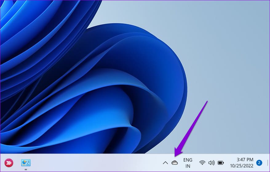 OneDrive-Icon-on-Taskbar أفضل 6 إصلاحات لإنشاء ملفات ومجلدات مكررة في OneDrive على Windows