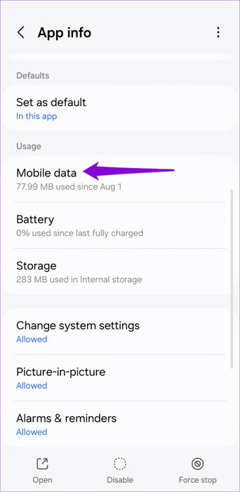 OneDrive-Mobile-Data-Permissions-on-Android-500x1024-1 أفضل 9 إصلاحات لعدم مزامنة تطبيق OneDrive على Android وiPhone