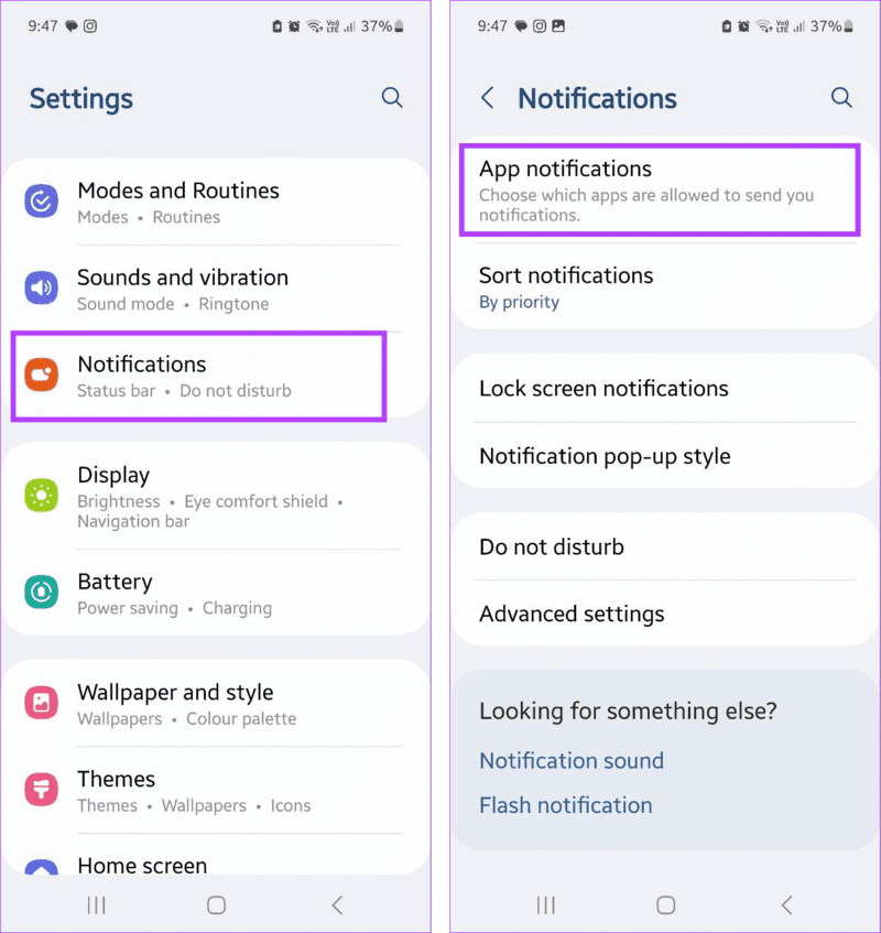 Open-Android-Notification-settings-2 كيفية إيقاف تشغيل إشعارات الكتابة على Snapchat