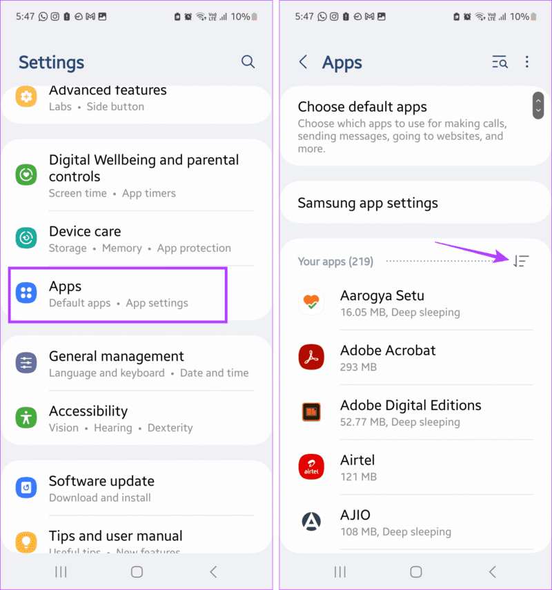 Open-Apps-2-1916x2048-1 10 طرق لإصلاح خطأ الرطوبة المكتشفة في منفذ الشحن على هواتف Samsung Galaxy