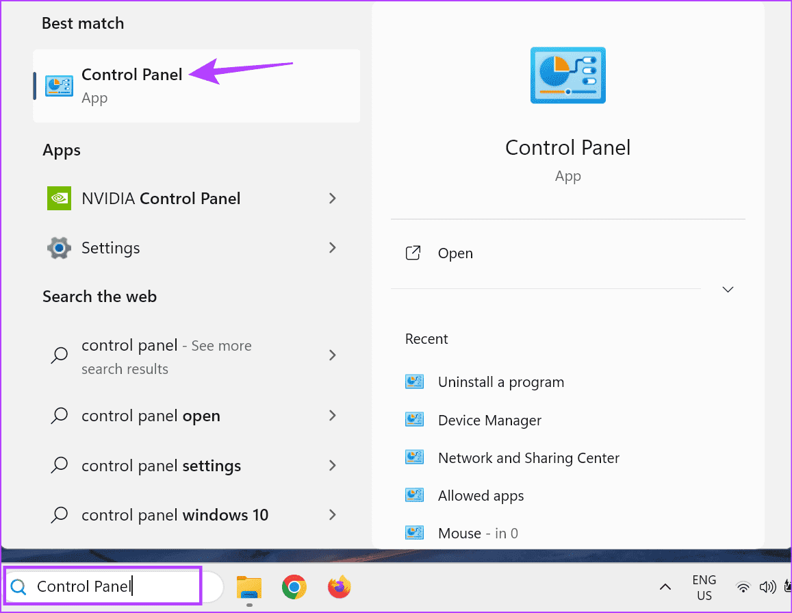 Open-Control-Panel-16 كيفية تعطيل تعليق USB الانتقائي في Windows 11