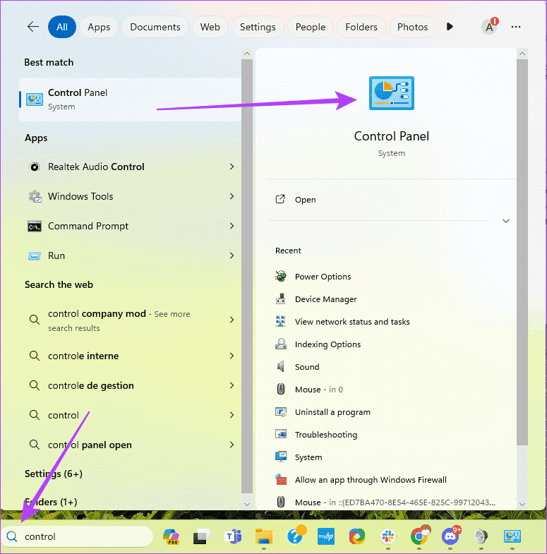 Open-Control-Panel-19 أفضل 6 إصلاحات لقيام Discord بالتقاط صوت اللعبة في Windows 11