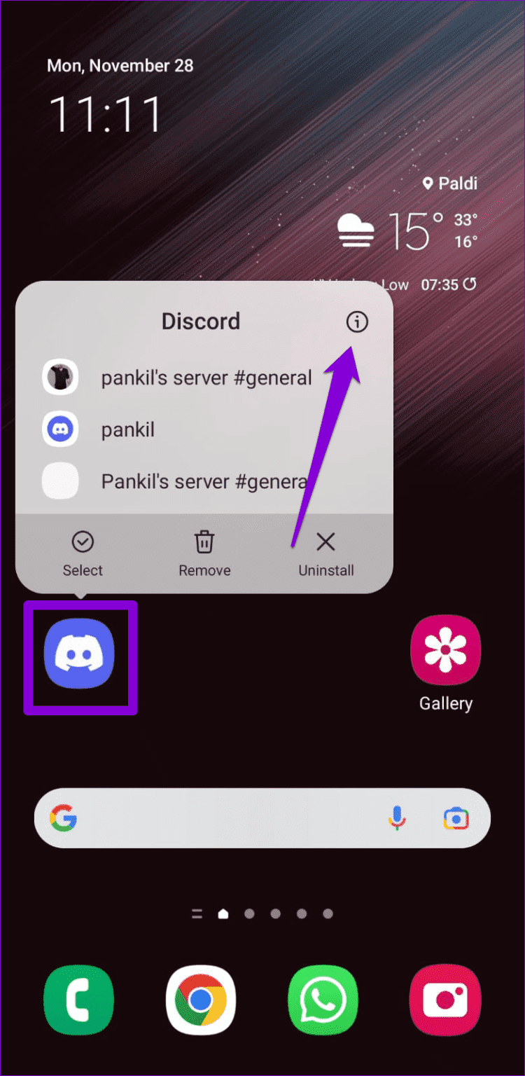 Open-Discrod-App-Info-6-750x1536-1 أفضل 5 إصلاحات لعدم اختفاء إشعارات الرسائل المباشرة على Discord