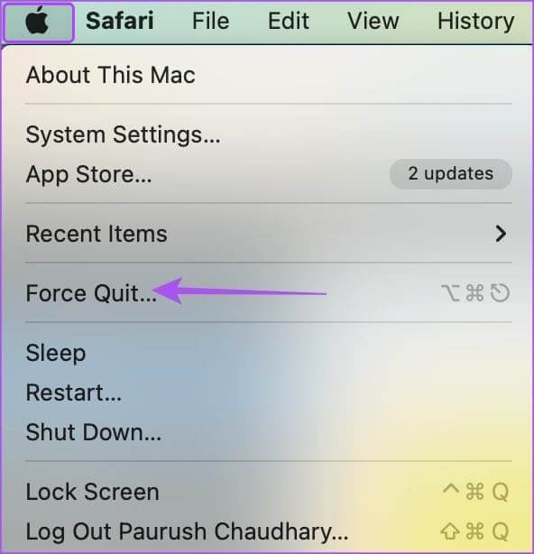 Open-Force-quit-Settings 4 طرق لتحديث صفحات الويب في Safari على iPhone وiPad وMac