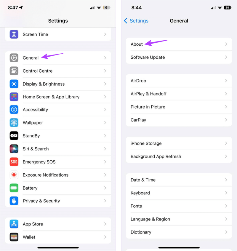 Open-General-Settings ما هو رقم EID على iPhone وكيف يمكنك العثور عليه