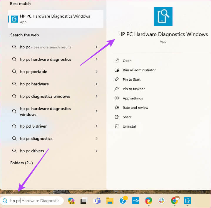 Open-HP-PC-Hardware-Diagnostics-Windows أفضل 6 إصلاحات لخطأ Hypervisor في Windows 11