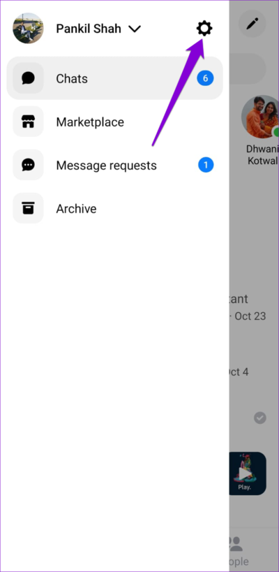 Open-Messenger-Settings-2-750x1536-1 أفضل 7 إصلاحات لخطأ المرفق غير متاح في Facebook Messenger